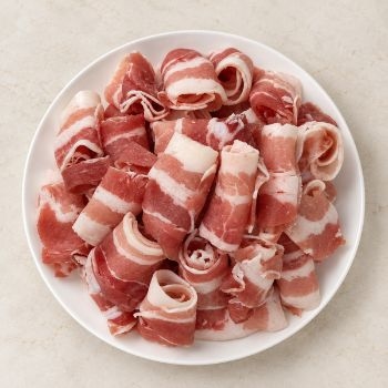 Frozen Thin-Sliced Pork Belly 500g, 1 pack thumbnail