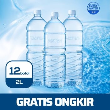 Air minum EVERY WATER 2L, 12 botol thumbnail